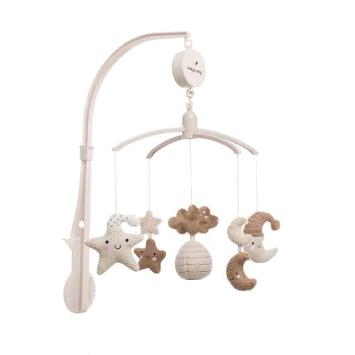 Baby's only muziekmobiel Haeven clay/warm linen