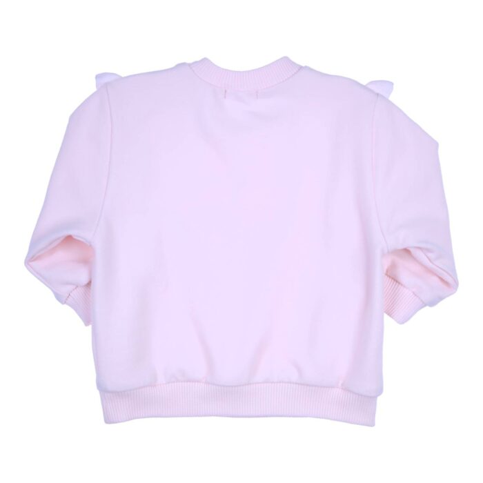 Gymp girls sweater met strik 5149 roze - Afbeelding 2