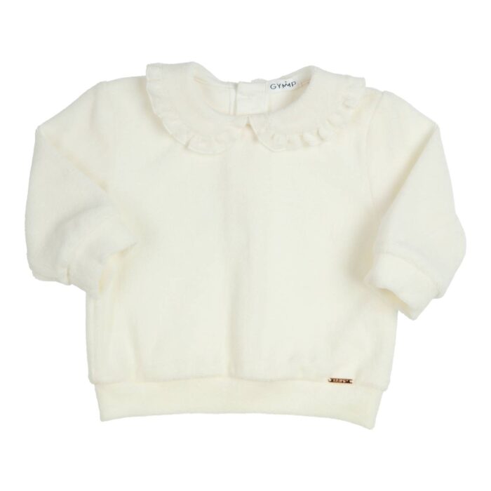 Gymp girls sweater badstof 5187 creme