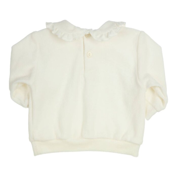 Gymp girls sweater badstof 5187 creme - Afbeelding 2