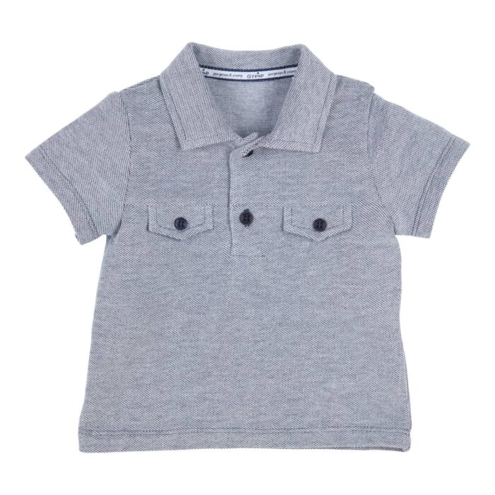 Gymp boys polo navy melange