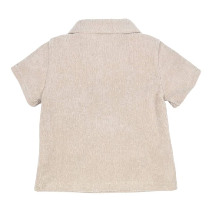 Gymp boys badstof polo beige - Afbeelding 2