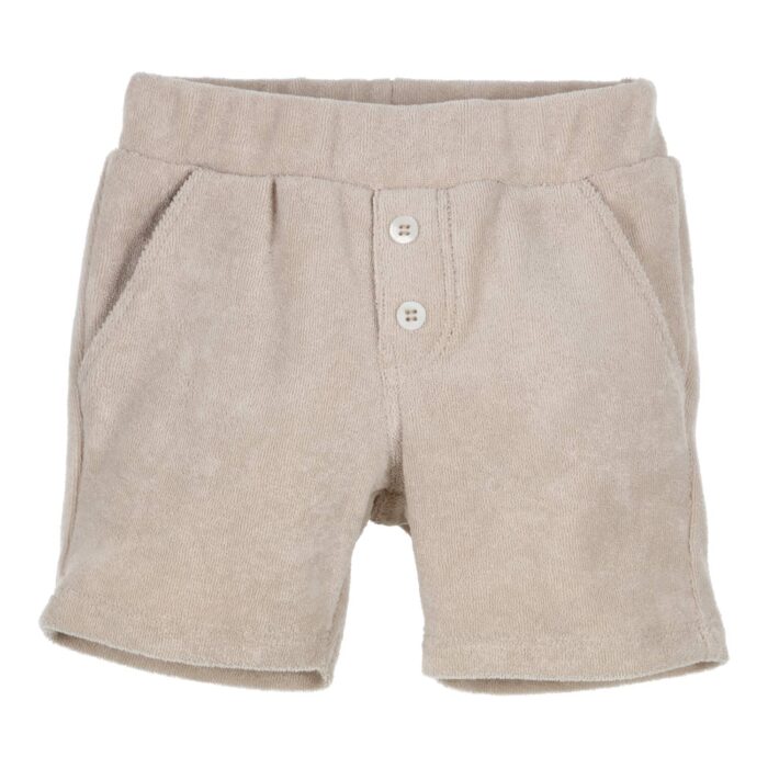 Gymp boys badstof short beige