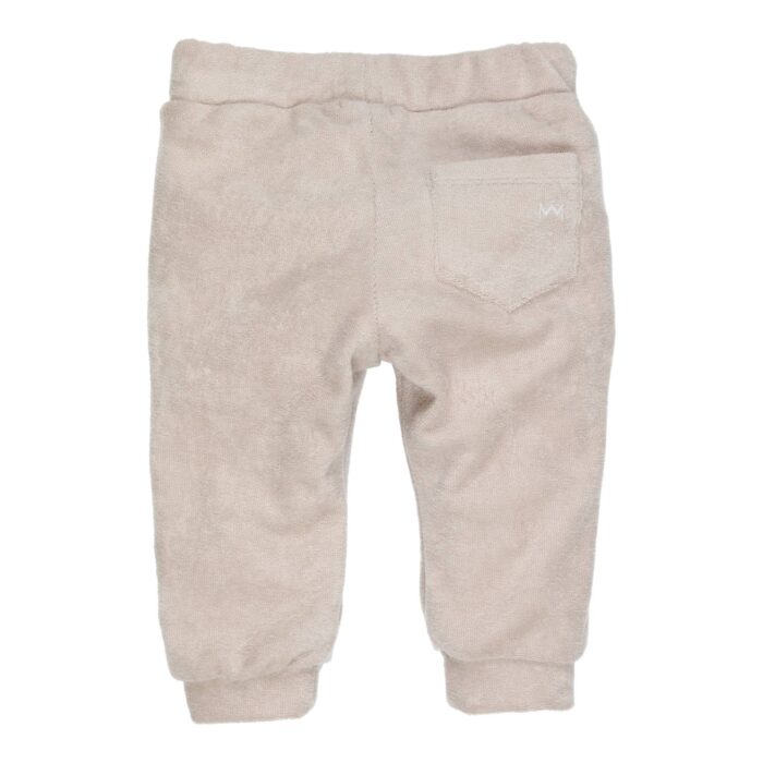 Gymp boys badstof broek beige - Afbeelding 2