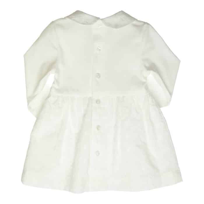 Gymp girls jurkje broderie 5295 creme - Afbeelding 2