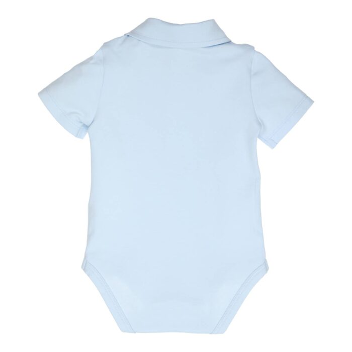 Gymp boys polo romper licht blauw - Afbeelding 2