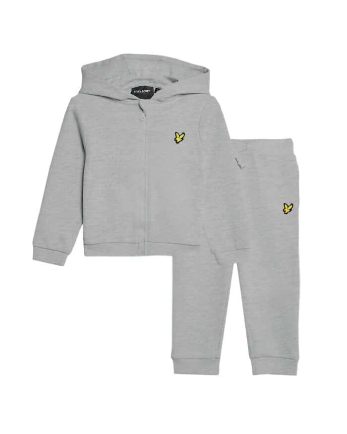 Lyle & Scott baby jogging set light grey