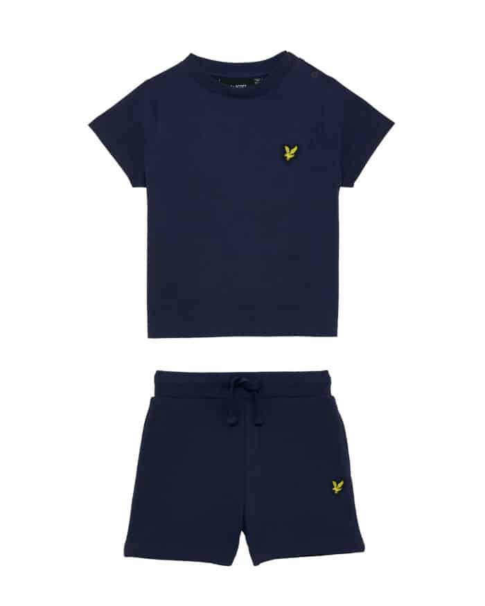 Lyle & Scott baby zomer set navy