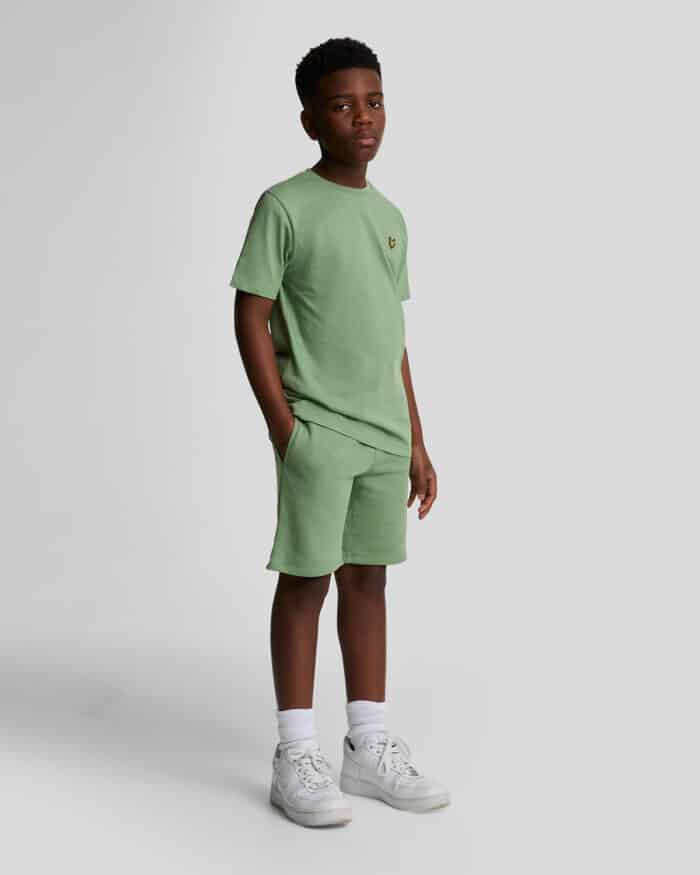 Lyle & Scott sweat short smoke green - Afbeelding 2