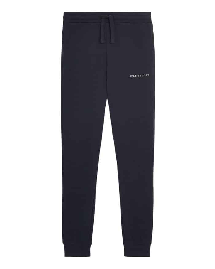 Lyle & Scott sweat broek script dark navy