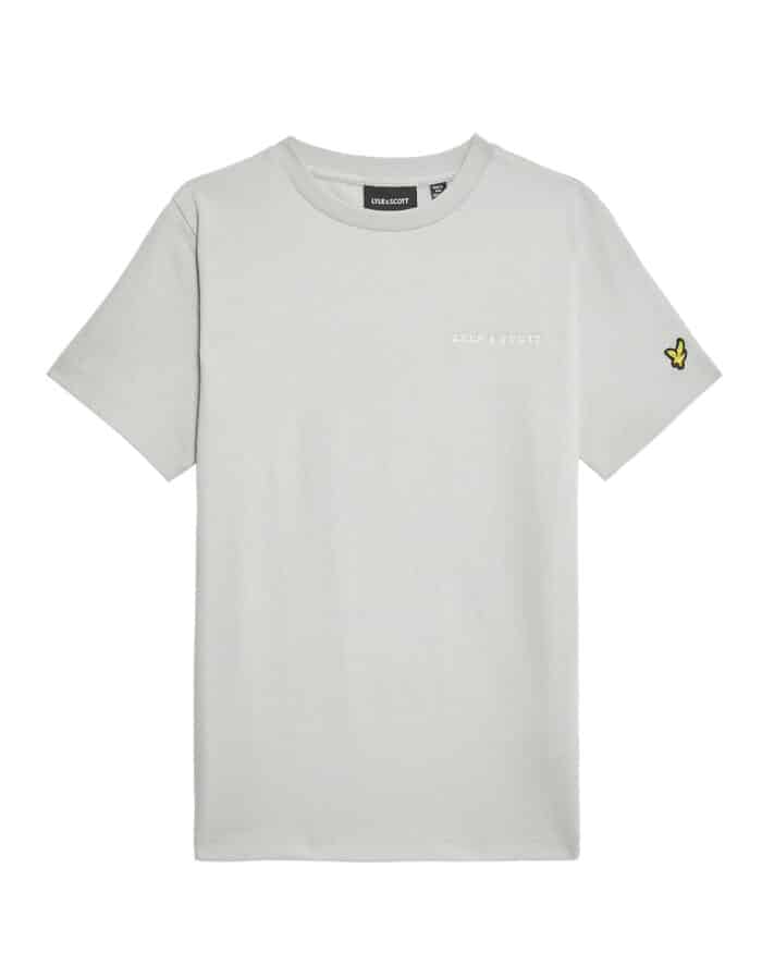 Lyle & Scott t-shirt script grey melange