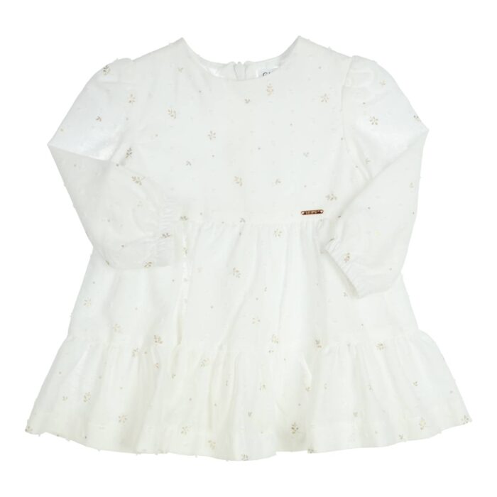 Gymp girls jurkje 5360 creme/goud