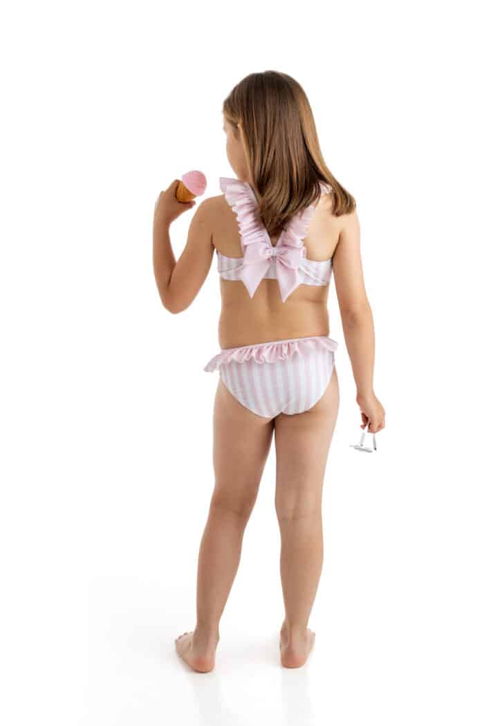 Meia pata bikini pink stripes - Afbeelding 2