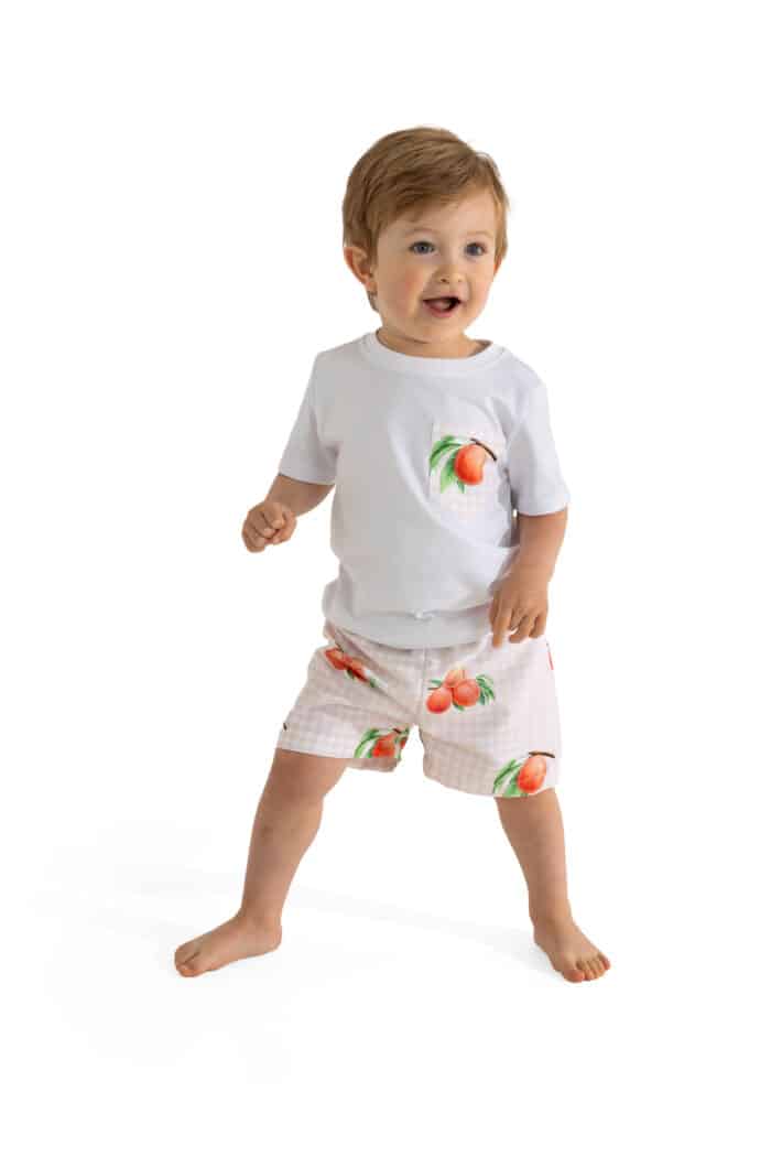 Meia pata shirt boys peaches